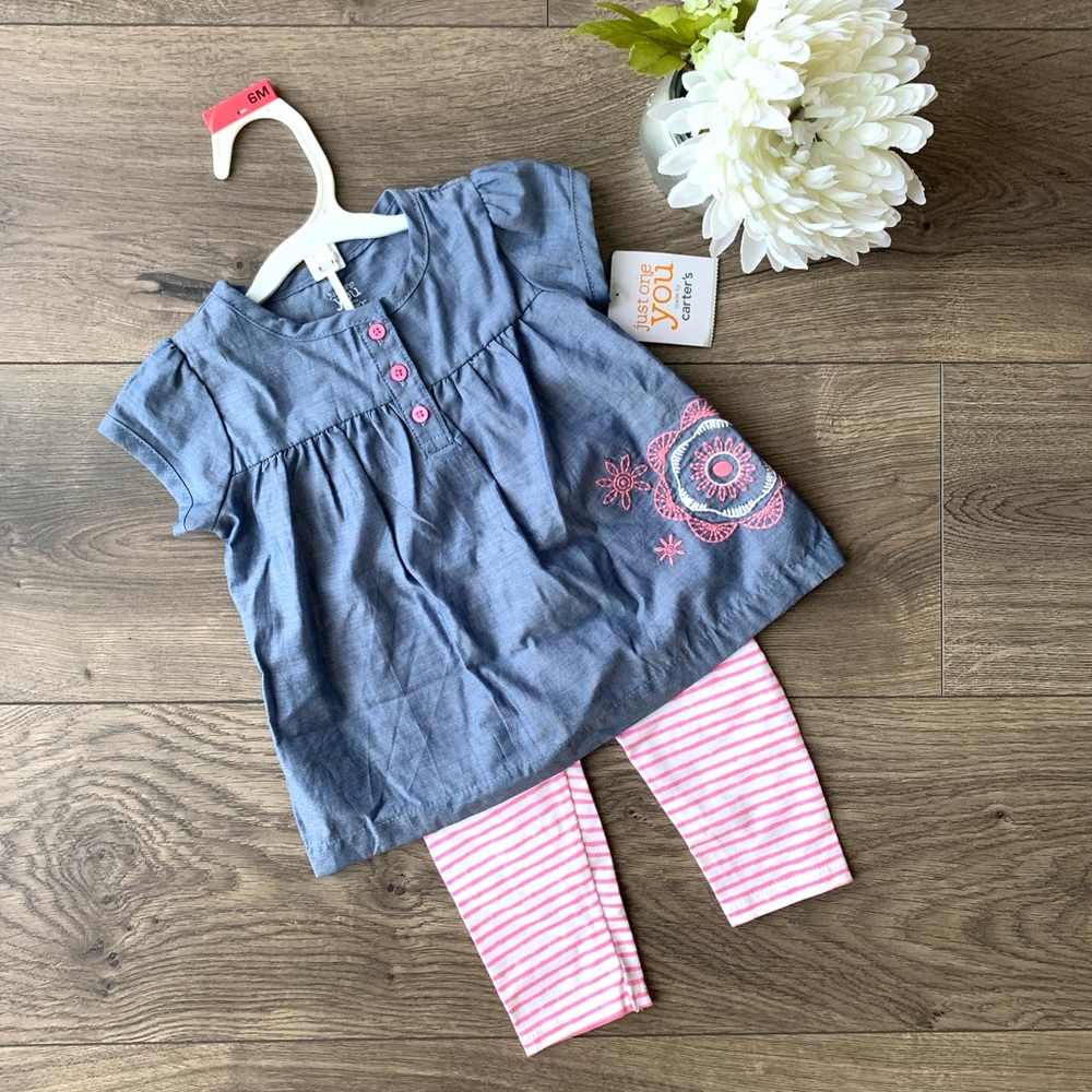 {NWT} Baby Girls Outfit (6M)